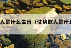 仗势欺人是什么生肖（仗势欺人是什么生肖?）