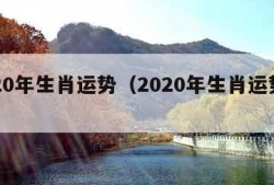 2020年生肖运势（2020年生肖运势查询）