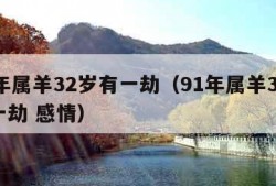 91年属羊32岁有一劫（91年属羊32岁有一劫 感情）