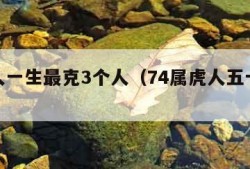 属虎人一生最克3个人（74属虎人五十大运到了）